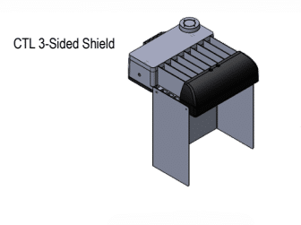 Shield for Area Light High Lumen Output Cutlass