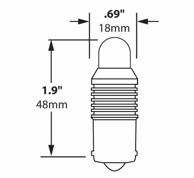 3W Omni-3 LED, S.C Base