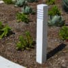 3w Square Aluminum 180° Bollard