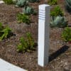 3W OMNI SUPER SAVER LED, SQUARE ALUM 180° BOLLARD