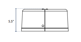 Round Base Cover for 4″ Round Pole