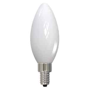 LED 4W B11(milky) E12 Base Filament Set