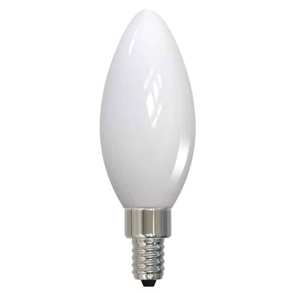 LED 4W B11(milky) E12 Base Filament Set