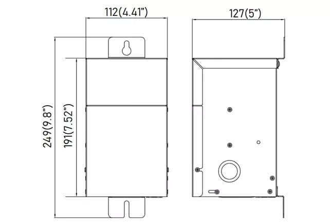 75w Landscape Transformer w/built-in Timer