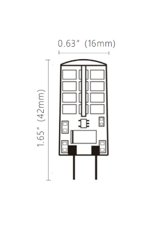 Dimmable 3W 2700K Landscape Bulb set of 2