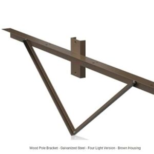 Four Light – Galvanized Steel – Mounting Bracket for Sport Lighters