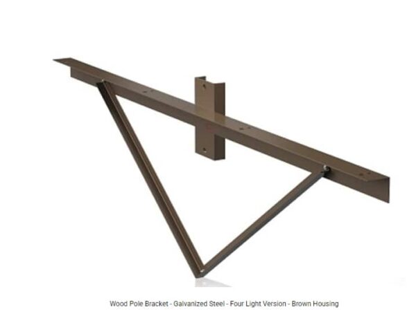 Four Light – Galvanized Steel – Mounting Bracket for Sport Lighters