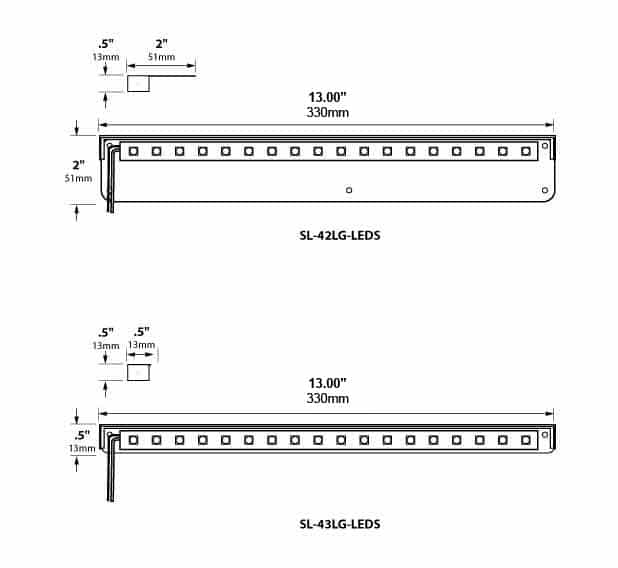 13″ Rail Light SL43LG