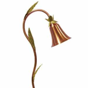 Path Light  5.5′ Bell Hat with Leaves