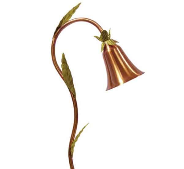 Path Light  5.5′ Bell Hat with Leaves