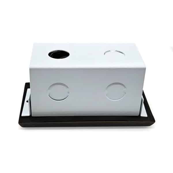 Brass Step Light with Louver – 4″x3″