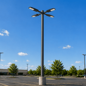 LED Quad 20' Round Pole Kit