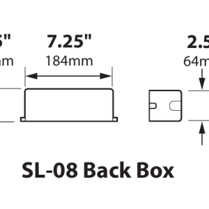 Replacement Back Box for SL-08/SL-31/SL62